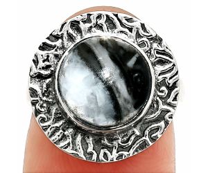 Mexican Cabbing Fossil Ring size-6 SDR236460 R-1649, 10x10 mm