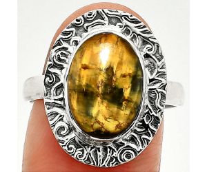 Nellite Ring size-9 SDR236525 R-1649, 9x13 mm