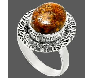 Rare Cady Mountain Agate Ring size-6 SDR236527 R-1649, 9x11 mm