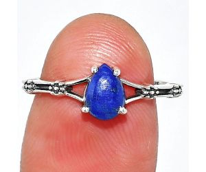 Lapis Lazuli Ring size-7 SDR236621 R-1720, 5x7 mm