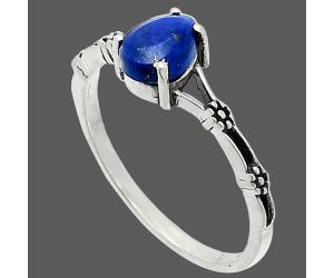 Lapis Lazuli Ring size-7 SDR236621 R-1720, 5x7 mm
