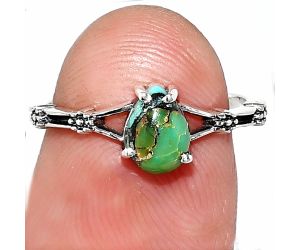 Green Matrix Turquoise Ring size-6 SDR236632 R-1720, 5x7 mm