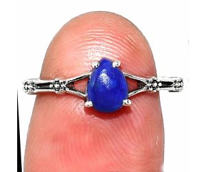 Lapis Lazuli Ring size-7 SDR236639 R-1720, 5x7 mm