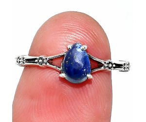 Lapis Lazuli Ring size-8 SDR236643 R-1720, 5x7 mm