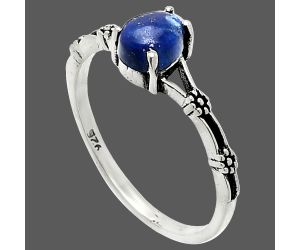 Lapis Lazuli Ring size-8 SDR236643 R-1720, 5x7 mm