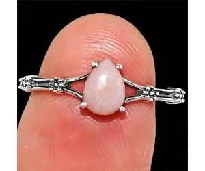 Pink Opal Ring size-8 SDR236651 R-1720, 5x7 mm