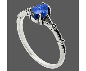 Lapis Lazuli Ring size-8 SDR236668 R-1720, 5x7 mm
