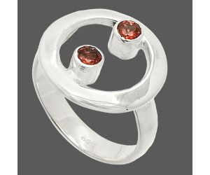Hessonite Garnet Ring size-5.5 SDR236794 R-1540, 3x3 mm