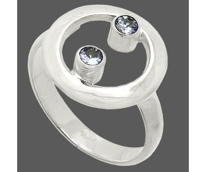 Iolite Ring size-9 SDR236806 R-1540, 3x3 mm