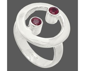 Genuine Ruby Ring size-5 SDR236816 R-1540, 3x3 mm