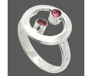 Purple Garnet Ring size-9 SDR236818 R-1540, 3x3 mm