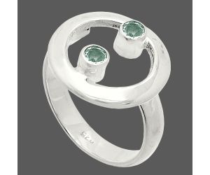 Aquamarine Ring size-7 SDR236834 R-1540, 3x3 mm