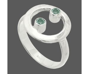 Aquamarine Ring size-9 SDR236835 R-1540, 3x3 mm