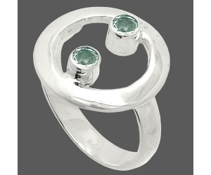Aquamarine Ring size-5.5 SDR236836 R-1540, 3x3 mm