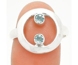 Aquamarine Ring size-9 SDR236837 R-1540, 3x3 mm