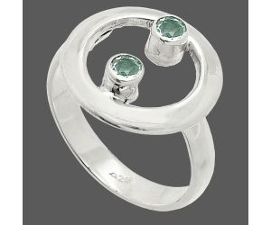 Aquamarine Ring size-8 SDR236838 R-1540, 3x3 mm
