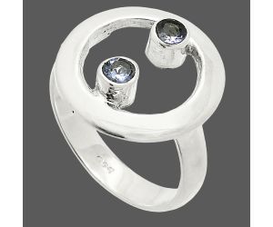 Iolite Ring size-6 SDR236839 R-1540, 3x3 mm