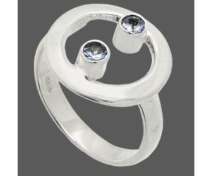 Iolite Ring size-7 SDR236840 R-1540, 3x3 mm