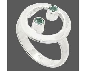 Aquamarine Ring size-7.5 SDR236841 R-1540, 3x3 mm