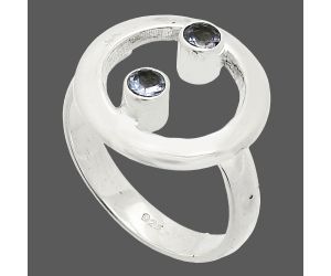 Iolite Ring size-6.5 SDR236843 R-1540, 3x3 mm