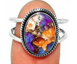 Spiny Oyster Turquoise Ring size-8 SDR236952 R-1068, 10x14 mm