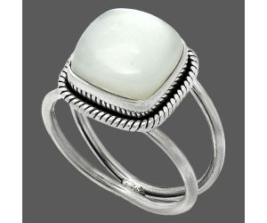 Srilankan Moonstone Ring size-8 SDR236987 R-1068, 11x11 mm