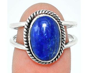 Lapis Lazuli Ring size-7 SDR236999 R-1068, 9x13 mm