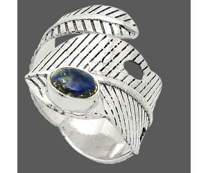 Adjustable Feather - Lapis Lazuli Ring size-8 SDR237047 R-1473, 5x7 mm