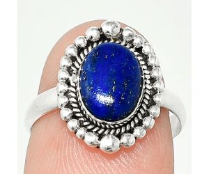 Lapis Lazuli Ring size-6.5 SDR237157 R-1154, 7x9 mm