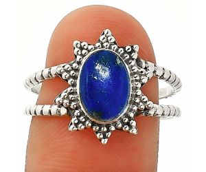 Lapis Lazuli Ring size-9 SDR237209 R-1095, 6x9 mm