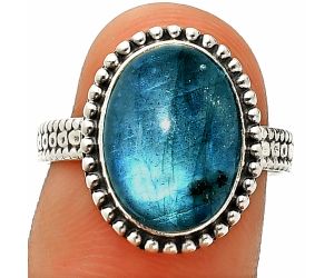 Blue Labradorite Ring size-8 SDR237270 R-1071, 10x14 mm