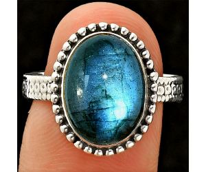 Blue Labradorite Ring size-9 SDR237272 R-1071, 10x14 mm