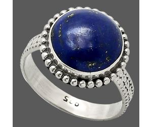 Lapis Lazuli Ring size-7 SDR237276 R-1071, 11x11 mm