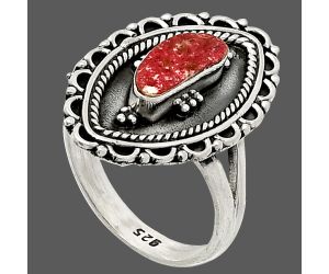 Pink Thulite Ring size-7.5 SDR237297 R-1557, 4x11 mm