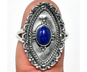 Lapis Lazuli Ring size-6 SDR237326 R-1557, 5x7 mm