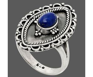 Lapis Lazuli Ring size-6 SDR237326 R-1557, 5x7 mm