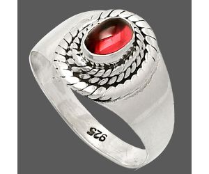 Rhodolite Garnet Ring size-7 SDR237334 R-1278, 4x6 mm