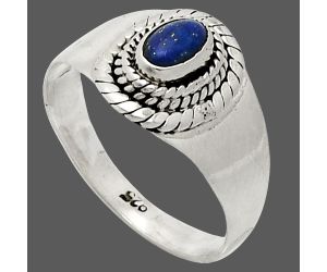 Lapis Lazuli Ring size-8 SDR237345 R-1278, 4x6 mm