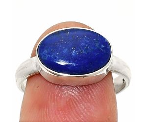 Lapis Lazuli Ring size-8 SDR237409 R-1057, 9x12 mm