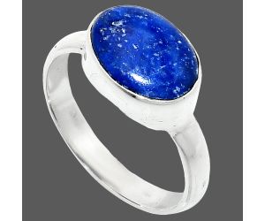 Lapis Lazuli Ring size-8 SDR237417 R-1057, 8x11 mm