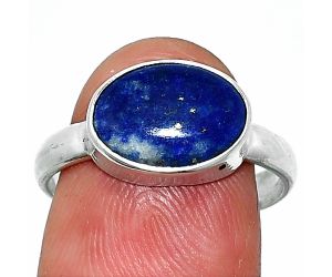 Lapis Lazuli Ring size-8 SDR237422 R-1057, 8x12 mm
