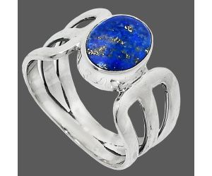 Lapis Lazuli Ring size-7 SDR237478 R-1162, 7x9 mm