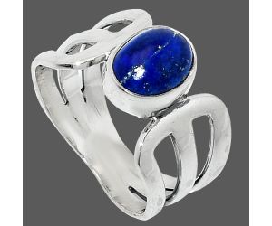 Lapis Lazuli Ring size-7 SDR237481 R-1162, 7x9 mm