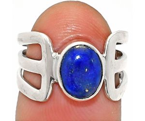 Lapis Lazuli Ring size-6 SDR237487 R-1162, 7x9 mm