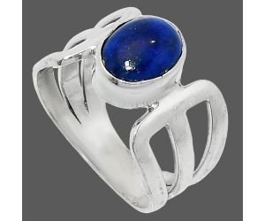 Lapis Lazuli Ring size-6 SDR237487 R-1162, 7x9 mm