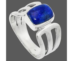 Lapis Lazuli Ring size-8.5 SDR237502 R-1162, 7x9 mm