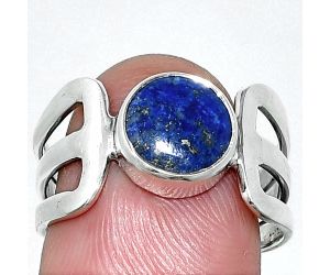 Lapis Lazuli Ring size-8 SDR237532 R-1162, 8x8 mm
