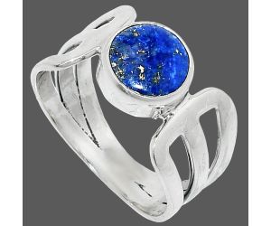 Lapis Lazuli Ring size-8 SDR237532 R-1162, 8x8 mm