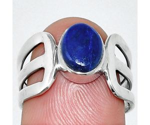 Lapis Lazuli Ring size-7 SDR237537 R-1162, 7x9 mm