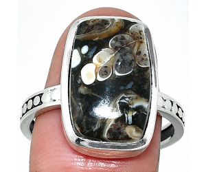 Turtella Jasper Ring size-9.5 SDR237561 R-1060, 11x17 mm